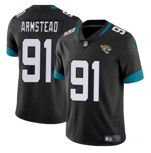Men & Women & Youth Jacksonville Jaguars #91 Arik Armstead Black Vapor Untouchable Limited Football Stitched Jersey->jacksonville jaguars->NFL Jersey